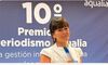 Celia Lafuente gana el X Premio de Periodismo Aqualia sobre la gestin del agua