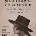 La exposicin Artistas cantantes y actrices espaolas se puede visitar en Cceres