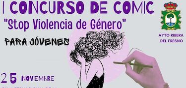 I Concurso de Comic Stop Violencia de Gnero para jvenes de Ribera del Fresno