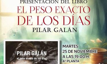 Pilar Galán presenta en Biblioteca Municipal de Mérida libro 'El peso exacto de los días'