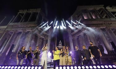 Pastora Soler, todo un espectáculo sobre la arena del Teatro Romano de Mérida