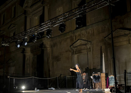 Mara Vidal y su Lear en las catedrales abre las funciones en el Festival de Alcntara