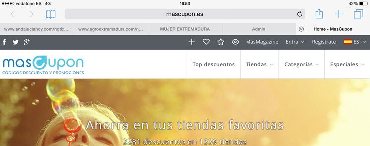 MasCupon apuesta por el mercado de cupones de descuento en Espaa